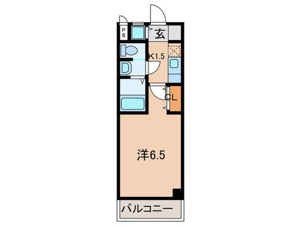 マンション赤坂の物件間取画像